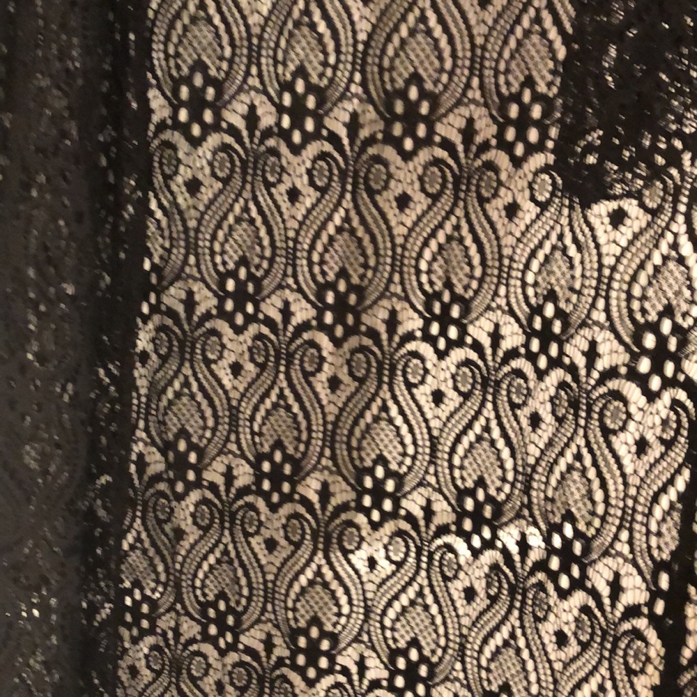 Elan Beach Long Black Lace Cover Up - Picture 6 of 15